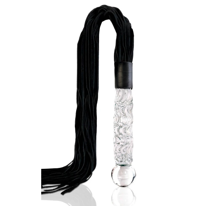Icicles No. 38 — buet glasdildo med knob-top — produkt