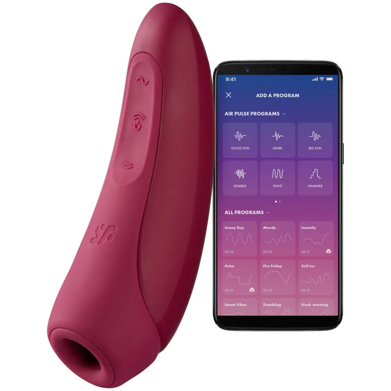Satisfyer Curvy 1+ — til hende der vil udforske blidt — Klitoris-stimulator (trykbølger + vibration)
